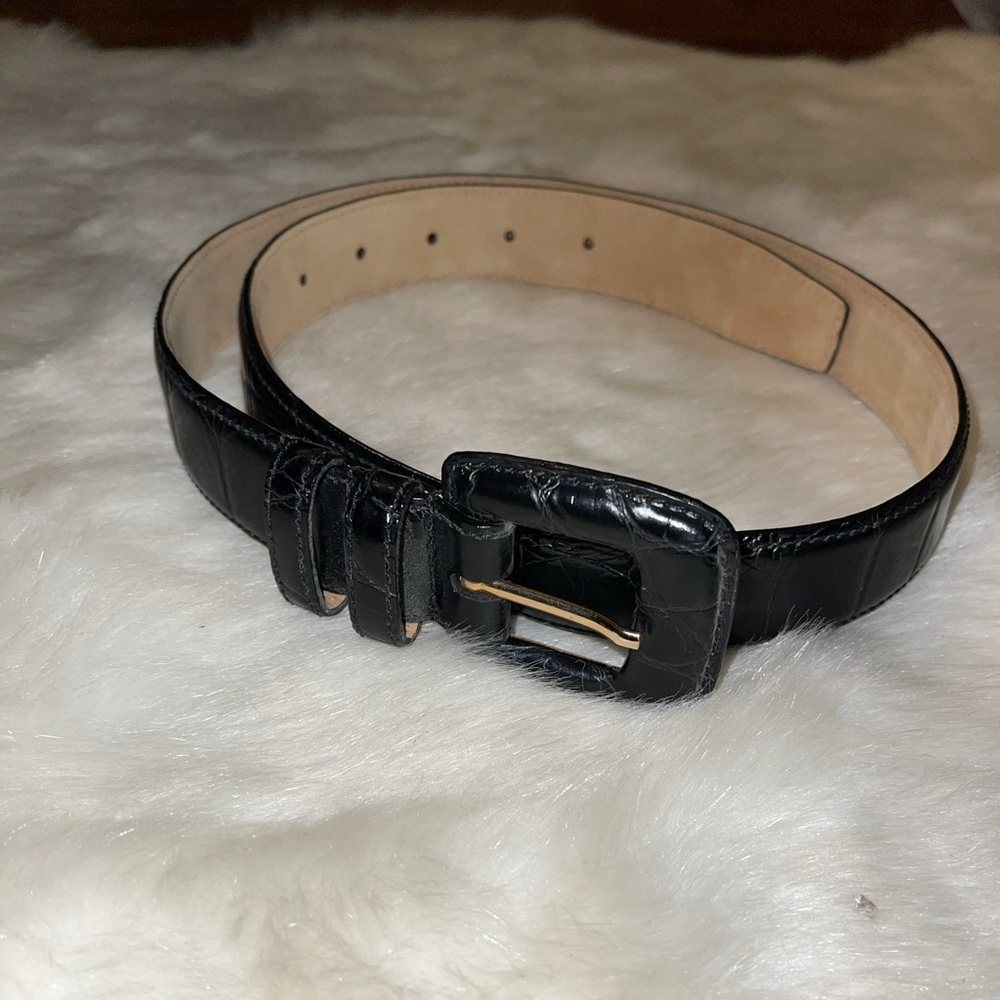 WCM New York Italian calfskin belt